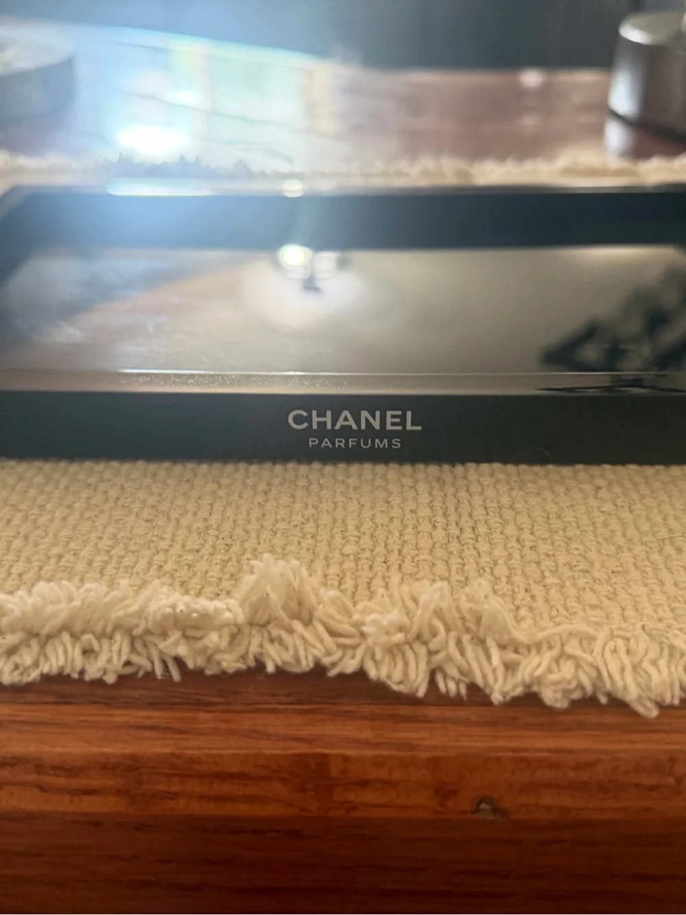 CHANEL Black Tablet Display for Parfums